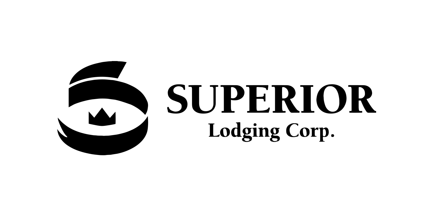 Superior Lodging Corporation Horizontal White Background Logo