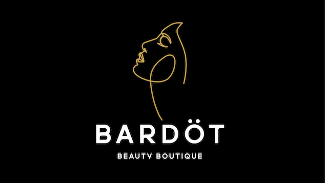 talonX Creative Agency - Bardot Beauty Boutique Calgary Custom Logo Design Black