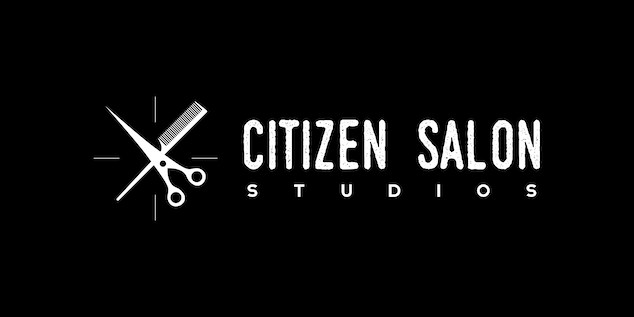 talonX Creative Agency - Citizen Salon Studios Calgary Custom Logo Design Dark