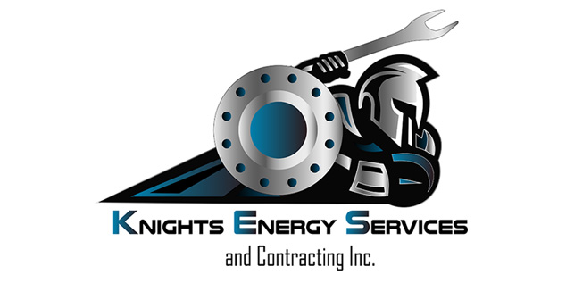 talonX Creative Agency - Knights Energy Services and Contracting Inc Chestermere Alberta Calgary Custom Logo Design Horizontal