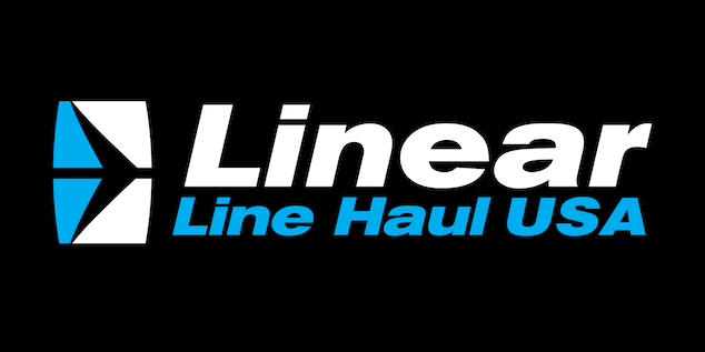 talonX Creative Agency - Linear Line Haul USA North American Transport Logistics Calgary Custom Logo Design Dark