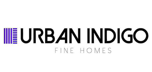 talonX Creative Agency - Urban Indigo Fine Homes Calgary Custom Logo Design Horizontal