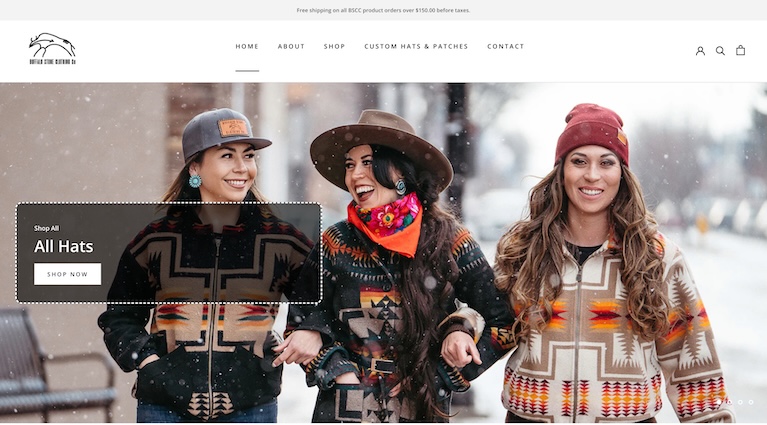 talonX Creative Agency - Buffalo Stone Clothing Co Calgary Web Design Agency