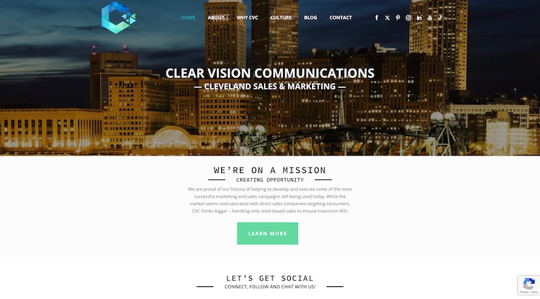 talonX Creative Agency - Clear Vision Communications Calgary Web Design Agency